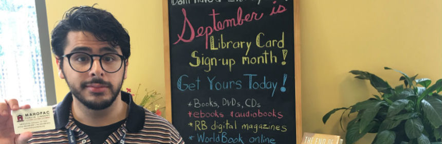 September is Library Card Sign Up Month