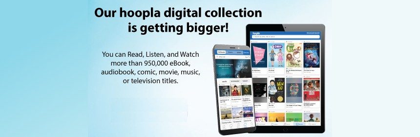 hoopla digital collection is getting bigger!