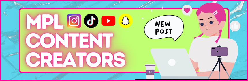 Slider image promoting the MPL Content Creators Teen Service Opportunity