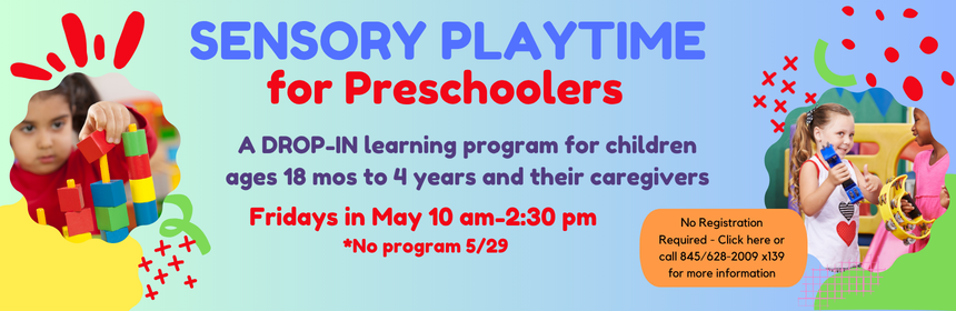 Stop-in Sensory Playtime information