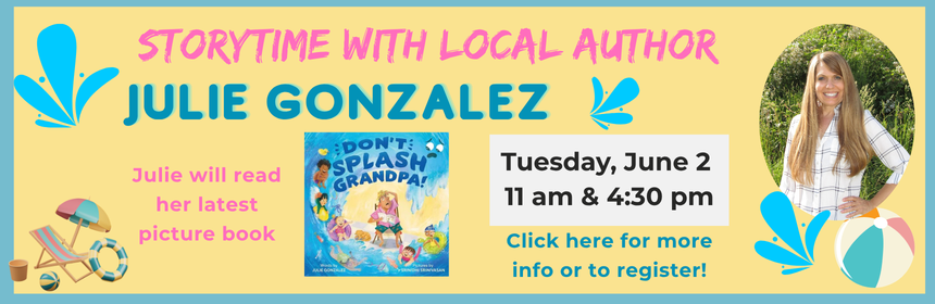 Storytime with local author Julie Gonzalez