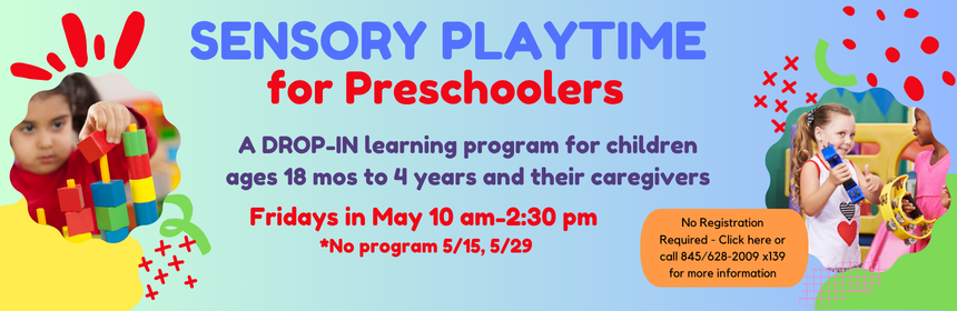 Stop-in Sensory Playtime information