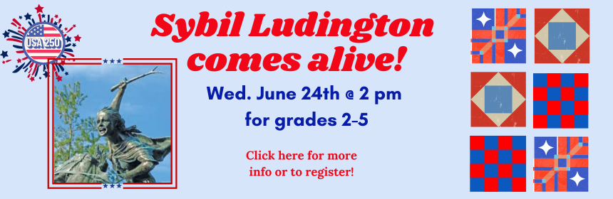 image for Sybil Ludington Comes Alive children's program