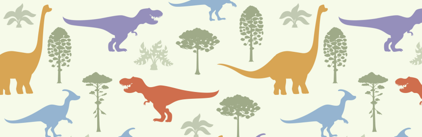 Slider Image showing a dinosaur pattern