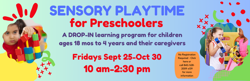 Stop-in Sensory Playtime information