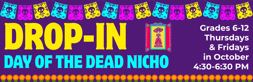 Slider promoting DIY Day of the Dead Nichos